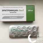 Erythromycin tablets